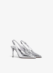 CRISS CROSS-BALLETT-FLATS AUS LEOPARDENHAARKALB