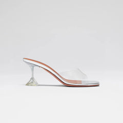 Lupita Glass Slipper 70 Transparent PVC - TGSIKIBW