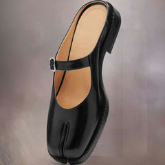 Tabi City Mary-Jane Mules black - TGSIKIBW