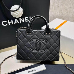 Vanity Case in Calfskin AS3345 Black - IFSHOES