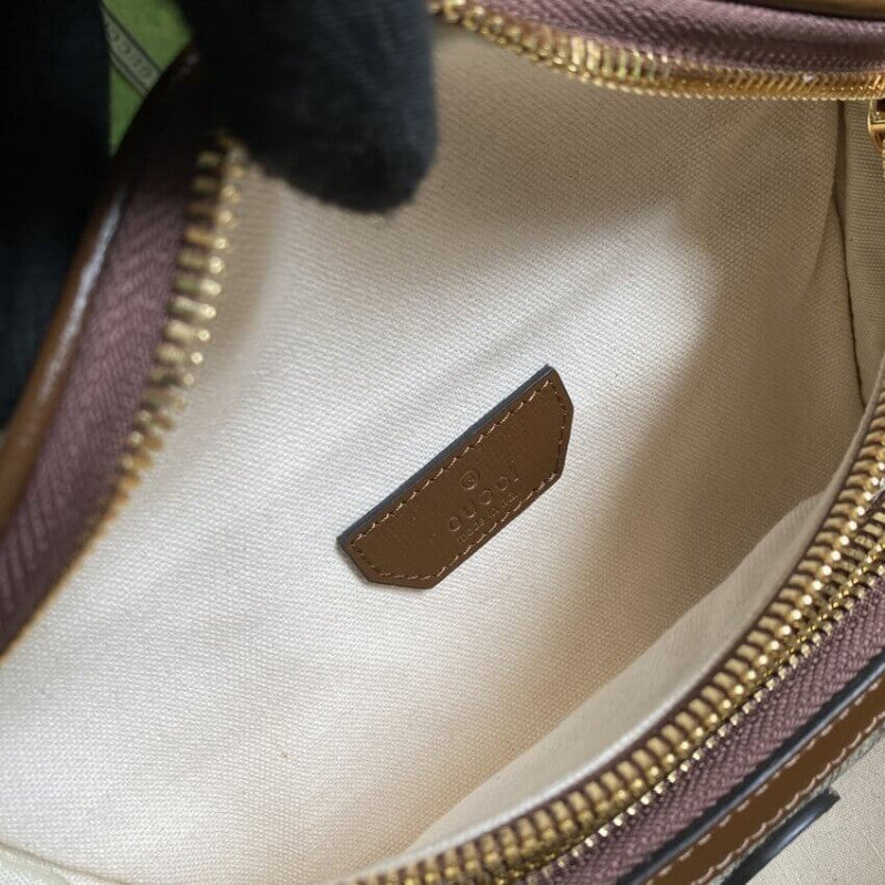 Belt Bag with Interlocking G in Brown GG Supreme 682933 - TGSIKIBW