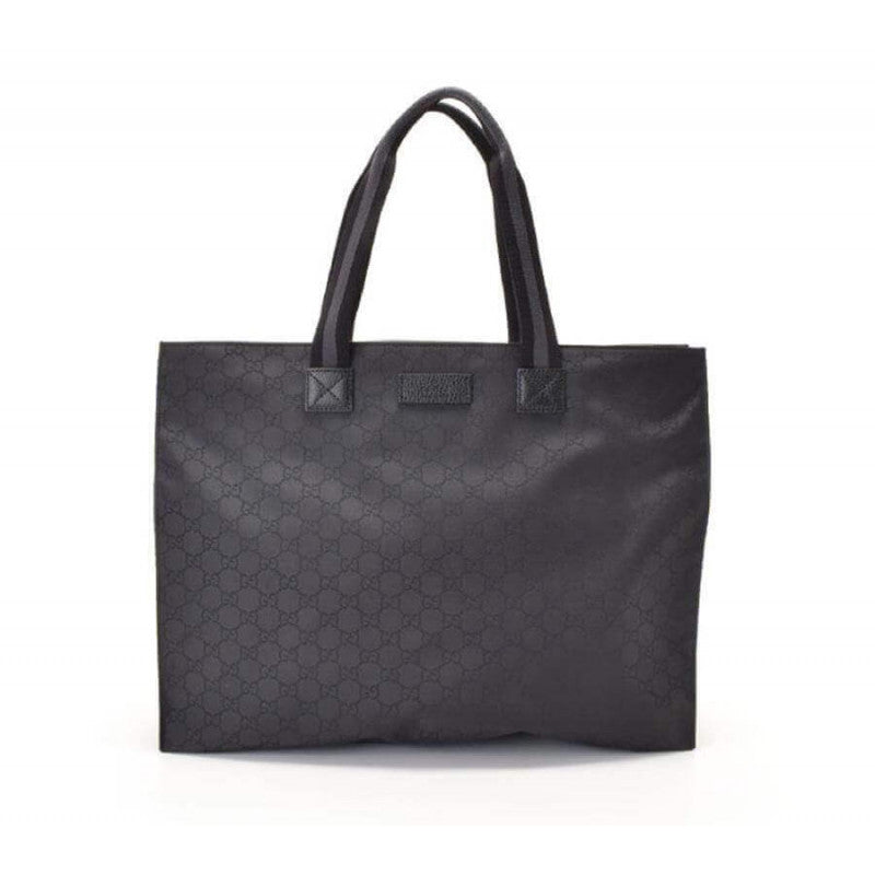 GG Guccissima Black Nylon Tote Bag 449176 - TGSIKIBW