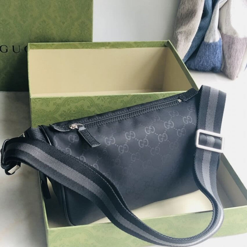 GG Guccissima Nylon Waist Crossbody Bag 449182 - TGSIKIBW