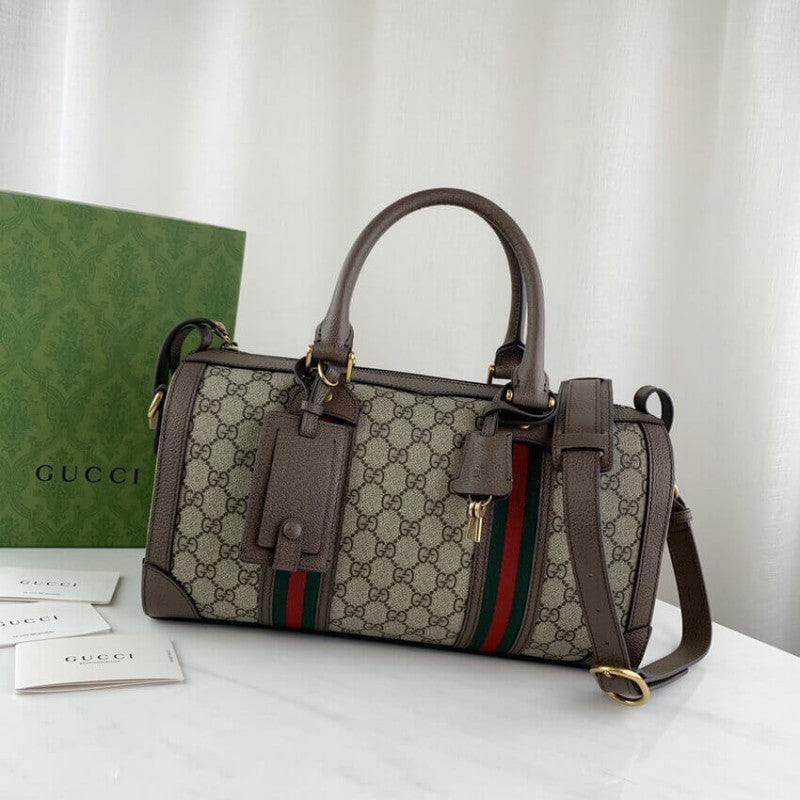 GG large Duffel Bag With Web 645017 - TGSIKIBW
