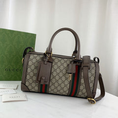 GG large Duffel Bag With Web 645017 - TGSIKIBW