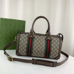 GG large Duffel Bag With Web 645017 - TGSIKIBW