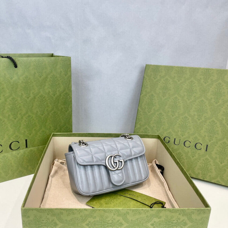 GG Marmont Mini Shoulder Bag 446744 - TGSIKIBW
