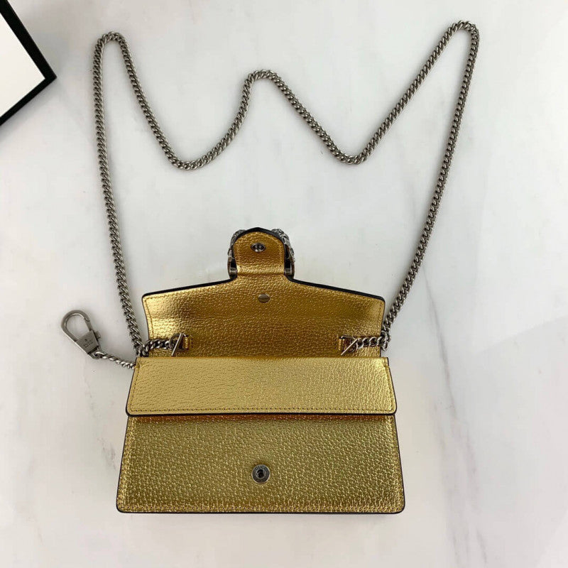 Gold Dionysus Super Mini Bag 476432 - TGSIKIBW