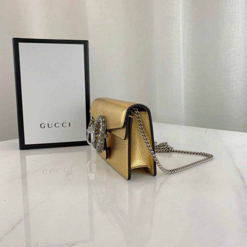 Gold Dionysus Super Mini Bag 476432 - TGSIKIBW