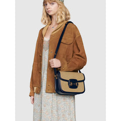 Horsebit 1955 large Bag 602204 in Beige Canvas - TGSIKIBW