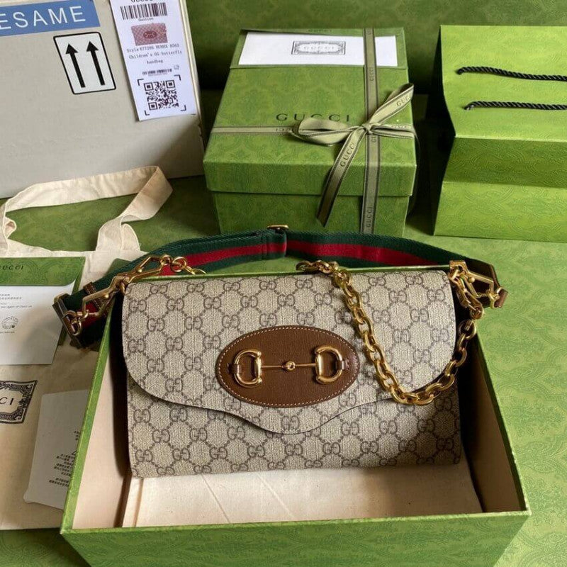 Horsebit 1955 large Bag In GG Supreme 677286 - TGSIKIBW