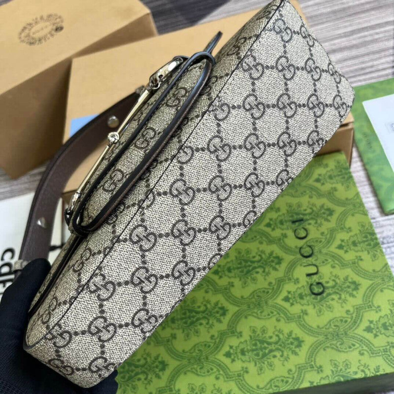 Horsebit 1955 large Shoulder Bag 764155 GG Supreme - TGSIKIBW