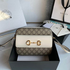 Horsebit 1955 large Shoulder Bag in Canvs 645454 - TGSIKIBW
