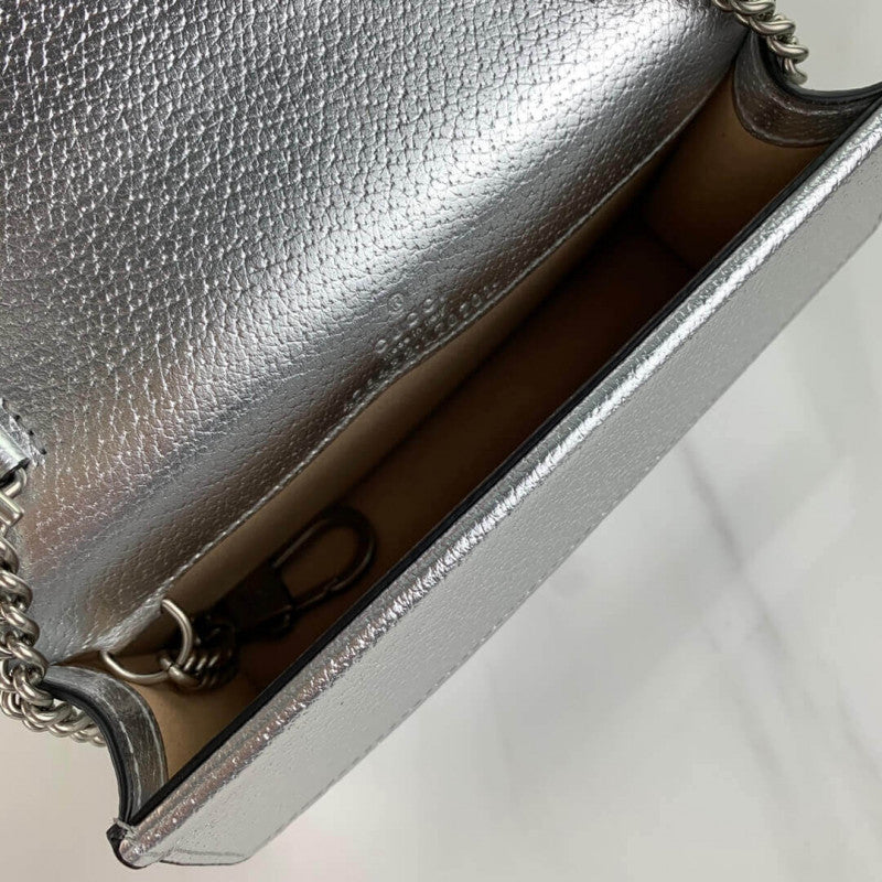 Silver Dionysus Super Mini Bag 476432 - TGSIKIBW
