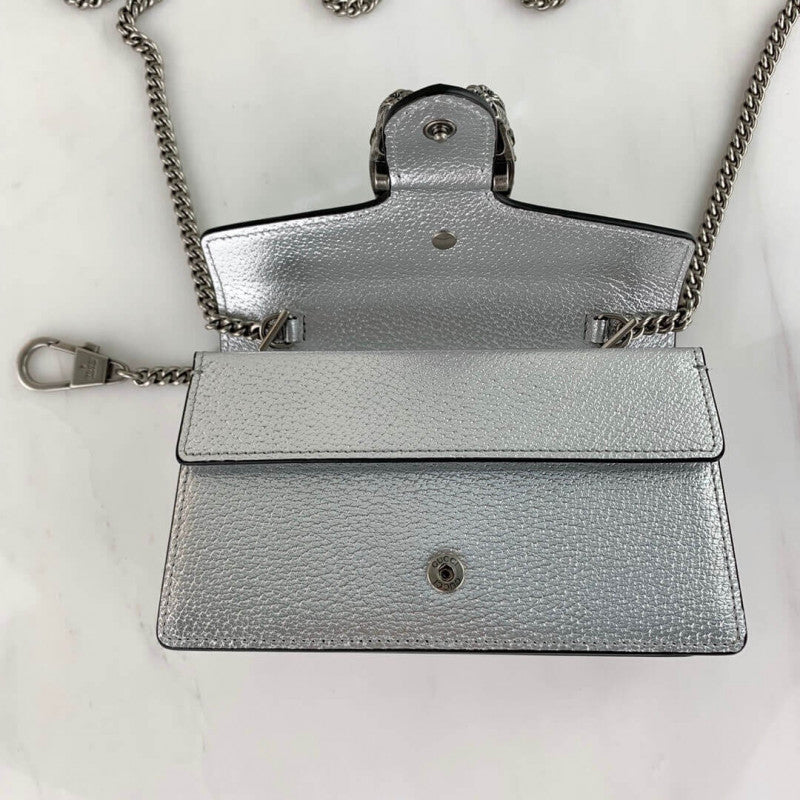 Silver Dionysus Super Mini Bag 476432 - TGSIKIBW