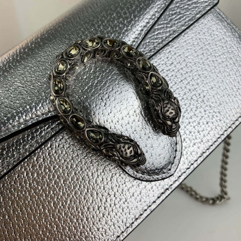 Silver Dionysus Super Mini Bag 476432 - TGSIKIBW